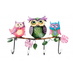 Porte manteau mural Hibou - 45 cm