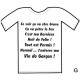 Tee-shirt humoristique à texte