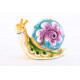 Statuette Escargot couleur - 17,5 cm