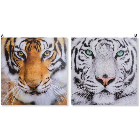 Tableau toile Tigre - 50 x 50 cm