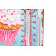 Thermomètre mural métal Cupcake - 25 x 20 cm