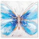 Tableau peinture Papillon - 30 x 30 cm