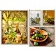 Tableau toile lin Olives - Provence - 56 x 46 cm