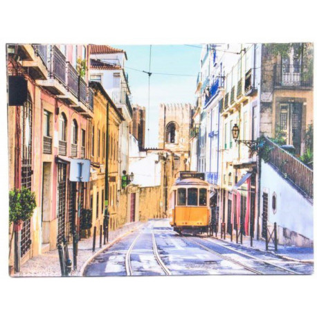 Tableau toile Tramway - ville - 40 x 30 cm