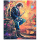 Cadre toile Musicien - 56 x 46 cm