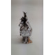 Statuette Coq couleur argent - 16 cm