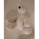 Peluche Ours blanc - 28 cm