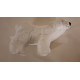 Peluche Ours Polaire marchant - 33 cm