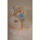 Peluche Ourson assis avec écharpe - 21 cm