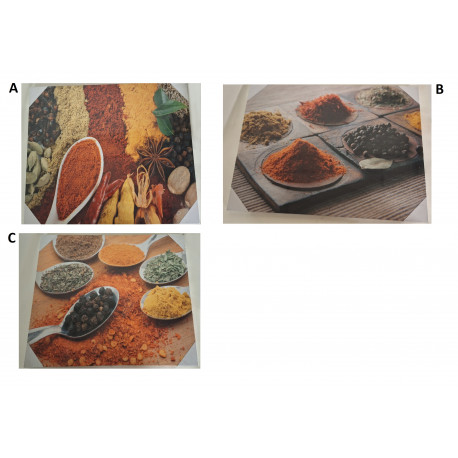 Tableau toile cuisine Epices - 70 x 50 cm