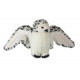 Peluche Hibou Harfang des neiges - 47 cm